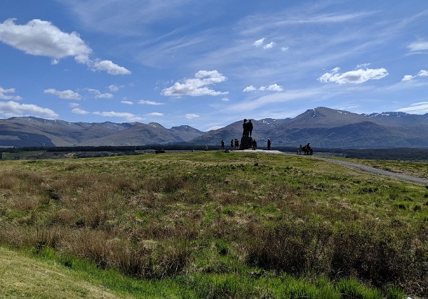 7 Steall Falls and the Commando Memorial