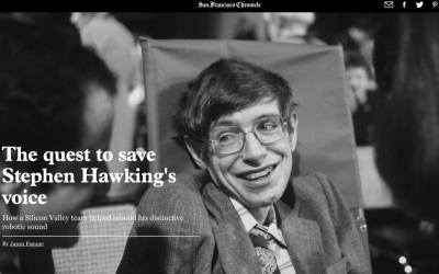 The quest to save Stephen Hawking’s voice